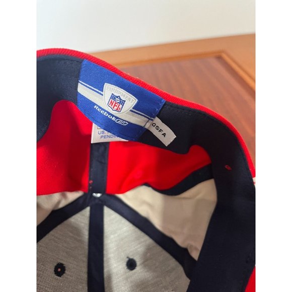 Reebok NFL Team Apparel New England Patriots Baseball Hat Fitted Cap Blue - Picture 7 of 7